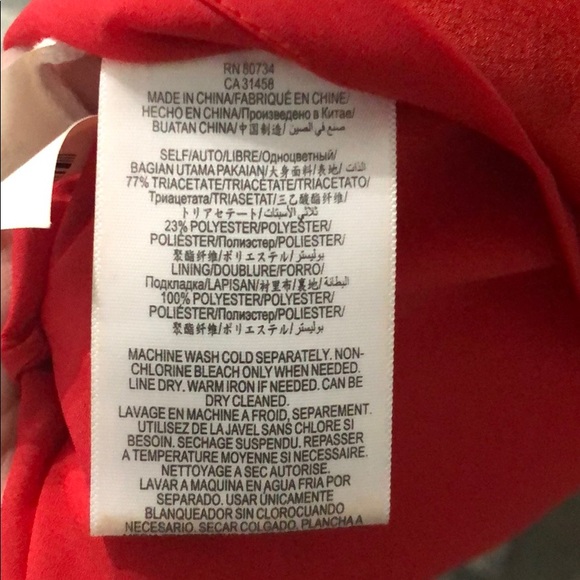 BCBG Red Mini Dress - Picture 3 of 4